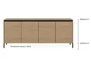 DD Honfleur 4 Door Credenza Buffet