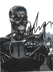 ARNOLD SCHWARZENEGGER as THE TERMINATOR Hand signed 8x10 photo COA
