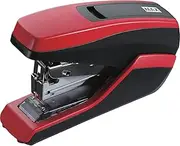 MAX HD-55FL Powerful and Light Effort 35 Sheet Flat Clinch Stapler with a Comfortable Soft-Touch Handle (RED) (HD91661)