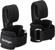 Harbinger Big Grip No-Slip Nylon Lifting Straps with DuraGrip (Pair)