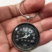 1930's Corbin Harley Davidson 100 MPH Speedometer Keychain