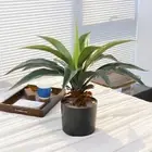 Faux Plant in Pot Tabletop Ornament Table Centerpiece Artificial Bonsai for Desk
