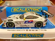 Scalextric C4496 Mercedes AMG GT3 RAM Racing #8 "D2" W/Lights DPR 1/32 Slot Car
