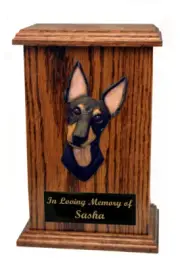 Manchester Terrier Memorial Urn