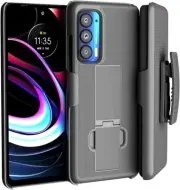 Belt Clip Holster Case for Motorola Edge 2021 / Verizon Moto Edge 5G UW - Slim S