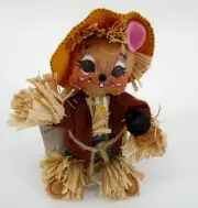Annalee Scarecrow Mouse 6" 2017 Fall 351317