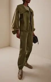 [Dries Van Noten] Snake-Print Leather Sneakers