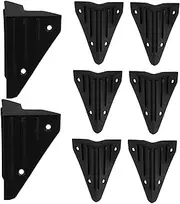 LOLIPPYY Protect Your Speakers 8 Pcs Plastic Speaker Corner Guards Right Angle Desk Corner Protectors Furniture Edge Guards
