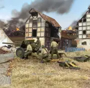 W.Britain 25146 "Advance to the Rhine" U.S. M5, 3-Inch Anti-Tank Gun (Britains)