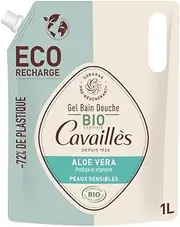 Rogé Cavaillès Shower Bath Gel Sensitive Skins Aloe Vera Organic Eco-Refill 1L