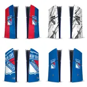 NHL NEW YORK RANGERS VINYL SKIN FOR SONY PS5 SLIM DIGITAL EDITION CONSOLE