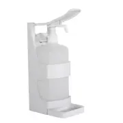 Tabletop Sanitizer Dispenser 1000ml Push Bar Drip Tray for Liquid/Lotion Soap