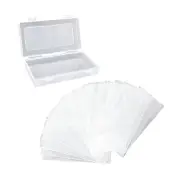 100x Currency Sleeves Money Sleeves Transparent Waterproof Banks Note Protectors