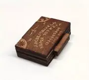 Mini Ouija Spirit Board - Wooden, Handcrafted