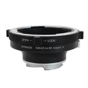XPimage Locking Adapter for Mamiya 645 Mount Lens to Leica M LM Camera M10 M9 M8