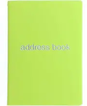 Letts Of London Dazzle A5 Address Book, Pear