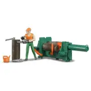 Bruder Bworld Logging Set with Man 62650