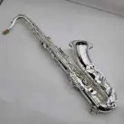 Brand New T-W020 Tenor Saxophone Bb Sliver Plated Professional Sax with Case