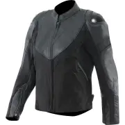 Iperattiva Ladies Black Leather / Textile Motorcycle Jacket