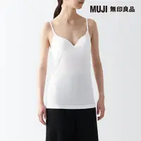 在飛比找momo購物網優惠-【MUJI 無印良品】女柔滑罩杯式細肩帶(共4色)