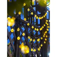 在飛比找ETMall東森購物網優惠-太陽能燈戶外庭院燈LED七彩串燈防水花園別墅裝飾星星燈串閃燈