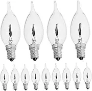 NULYLU Real Flame Effect Light Bulbs for Candle Flicker Flame Bulbs Warm Glow for Indoor Nightlight and Outdoor Dec