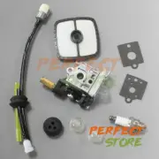 Carburetor Carb Kit for DOLMAR MS 22C Weed Eater Air Filter Fuel Line Spark Plug