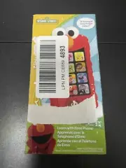 SESAME STREET Toy Phone Learn with Elmo Pretend Play New/Open box B100