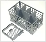 Universal Dishwasher Cutlery Basket Compatible with Domain, ASKO, Bosch, Kenmore, KitchenAid, Maytag, IKEA, Miele, Neff, Samsung, Whirlpool, Zanuss and More Dishwasher 240mm x 140mm x 120mm