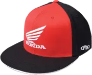 FACTORY EFFEX 15-88344 Honda Big Wing Flexfit® Hat - Red/Black - Small/Medium