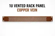 1U 19" Steel Vented Rack Panel - Copper Vein - Networking & Data Center Panel