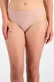 Berlei Because Hi Bikini - Nude Lace, Size: 14
