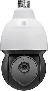 TUYA 5MP Light Bulb Security Cameras,WiFi Camera E27 Light Bulb Smart PTZ Surveillance Camera Security Protection HD IR Night Vision Camera,5m
