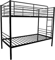 Priceworth City King Single Bunk Bed Frame, with Metal Mesh Base, Space-Saving Bedroom Furniture, Can be Separated into Two King Single Beds, AFRDI Certified, 172 H x 214 W x 113.5 D CM