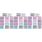 14PCS Sequin Nail Strips Nail Art Tips Nail Decal Ladies Nail Stickers