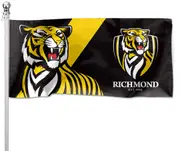 AFL Richmond Tigers Pole Flag LARGE 1800x900mm Licensed (Pole not included)