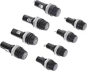 16pcs Fuse Holders for 5x20mm & 6x30mm Panel Mount Fuse Holder Sockets Reliable Amp Fuse Caps for Parts Ideal for Electrical