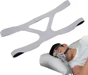 Universal CPAP Strap - Removable CPAP Face Cover Strap - Multifunctional Nose Pillow System Replacement for CAPA Headgear CPAP Ventilator Headband (Headband Only)