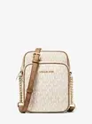 Michael Kors Crossbody Bag Handbag Messenger Purse Vanilla Chain Shoulder Strap
