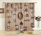 Unique identification 3D Curtain Blockout Photo Printing Curtains Drape Fabric