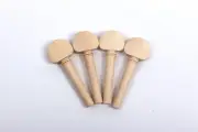 4pcs 4/4 Violin peg natural maple wood Fiddle pegs part Accessories