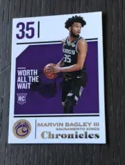 2018-19 Chronicles MARVIN BAGLEY III #72 RC Kings Rookie Card