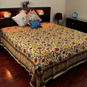 Cotton Sunflower Bedspread Queen King Tapestry Tablecloth Rectangle Lemon Yellow