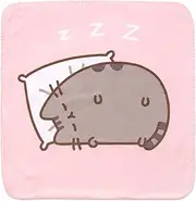Pusheen Mini Throw Blanket for Cozy, Soft Comfort 24 x 24 inches, Zzzz Snooze, Back Posture Corrector - Model PC240