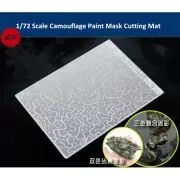 Camouflage Paint Mask Cutting Mat Model Building Tool for 1/72 AFV Model AJ0088