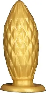 Extra Large Fisting Butt Plug Huge Anal Beads with Suction Cup Anal Dildo Gold Silicone Penis Anal Plug Anus Dilator Sex Toys for Women