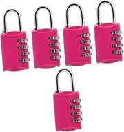 HEALEEP 5pcs 4 4 Number Padlock Combination Lock for School Gym Zinc Alloy Easy to Set