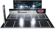 Alloy Car Model Toy Display Stand 1:64 Open Car Park Model, Car Park Diorama, Photo Props for Car Models and Collection of Gifts Car Garage Protection Collectibles(N)