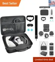 Carrying Case for Meta for Quest 3/ Oculus Quest 2 Advanced All-in-One Virtua...
