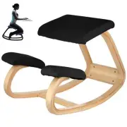 Wooden Ergonomic Kneeling Chair with Memory Foam Cushion for Back Support